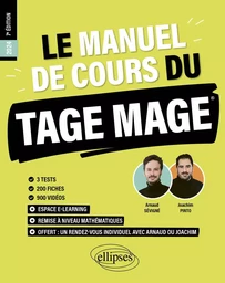 Le Manuel de Cours du TAGE MAGE