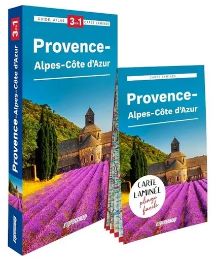 Provence-Alpes-Côte d Azur (guide 3en1) -  - EXPRESSMAP POLSKA EDITIONS