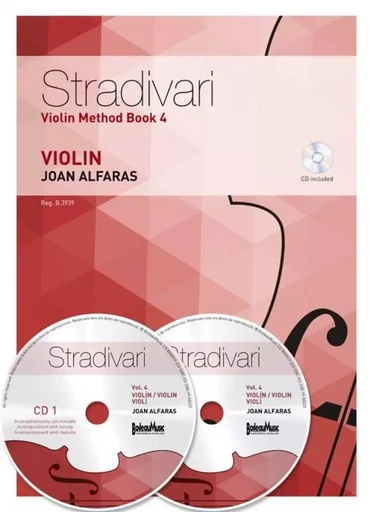 JOAN ALFARAS : STRADIVARI VIOLIN - VOL. 4 - VIOLON - RECUEIL + SUPPORT AUDIO -  JOAN ALFARAS - HAL LEONARD