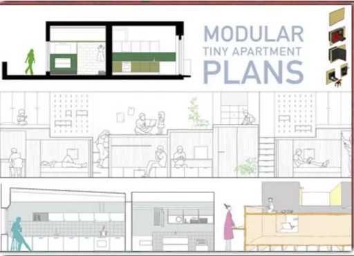 MODULAR TINY APARTEMENT PLANS -  Monsa Books - MONSA ACHAT