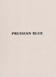 Yishai Jusidman Prussian Blue (catalogue expo MUAC) /anglais