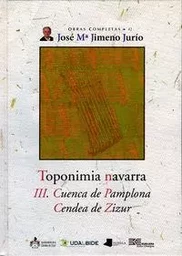 TOPONIMIA NAVARRA III - CUENCA DE PAMPLONA, CENDEA DE ZIZUR