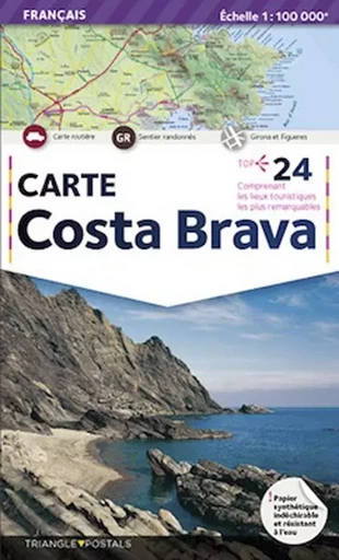 Costa Brava  1/100.000 -  COLLECTIF GRF - TRIANGLE POSTAL