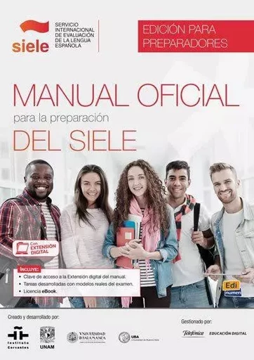 Manual oficial para la preparación del SIELE -  Universidad de Salamanca,  Instituto Cervantes - EDINUMEN