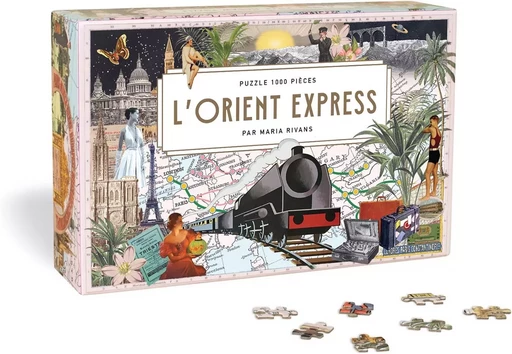 Puzzle L'orient express -  - HACHETTE PRAT