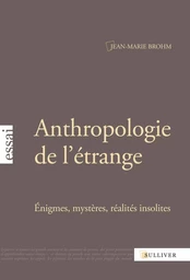 Anthropologie De L'Etrange