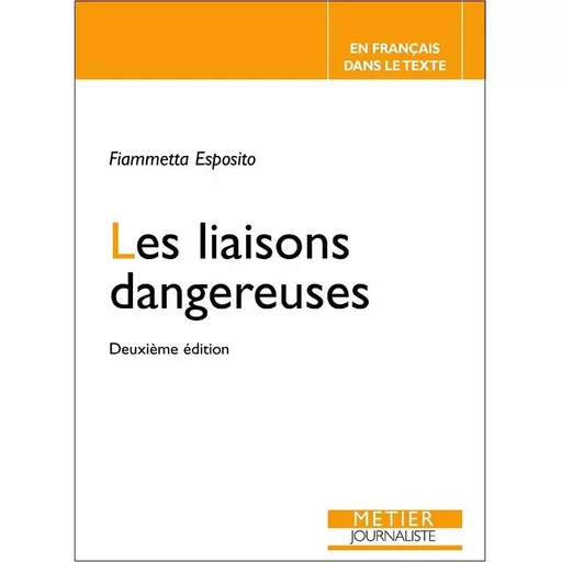 Les liaisons dangereuses -  Esposito fiammetta - EDISENS