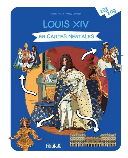 Louis XIV en cartes mentales - Julien Ferrand - FLEURUS DOCUMENTAIRES