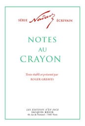 Notes au crayon