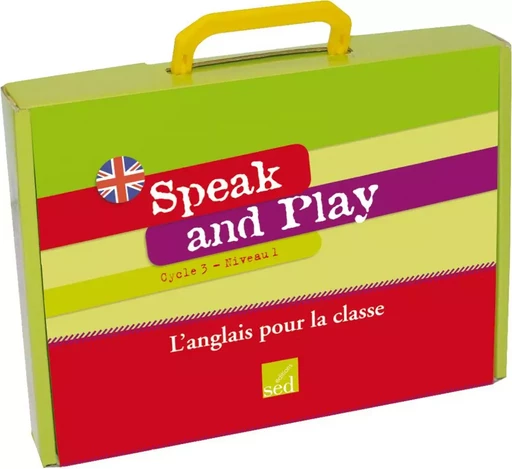 SPEAK AND PLAY NIVEAU 1-CYCLE 3(fichier+96 flashcards+12posters+33wordcards+1CD+j.cartes -  Collectif - EDIT SED