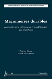 Maçonneries durables. Comportement mécanique et modélisation des structures