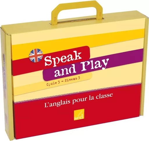 SPEAK AND PLAY-NIVEAU 3- CYCLE 3 fichier ressources+118 flashcards+12 posters+1CD... - PEREZ FURGEROT - EDIT SED