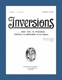 "Inversions" suivi de "L'amitié" - une autre histoire de la première revue gay française