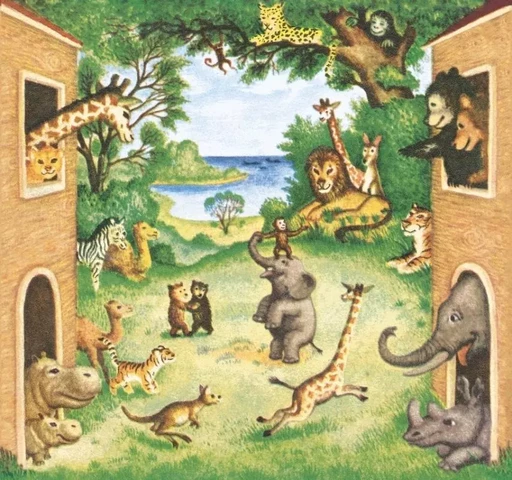 LA PETITE BIBLIOTHEQUE DES ANIMAUX - Dorothy KUNHARDT - MEMO