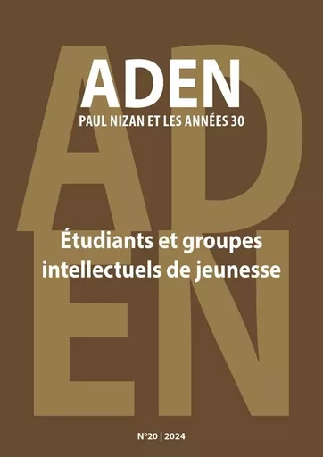 REVUE ADEN N 20 -  Collectif - Encrage