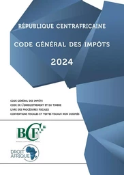 République Centrafricaine - Code général des impôts 2024