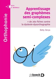 Apprentissage des graphèmes semi-complexes