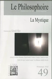 Le Philosophoire N°49 La Mystique - printemps 2018