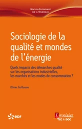 Sociologie de la qualité et mondes de l'énergie