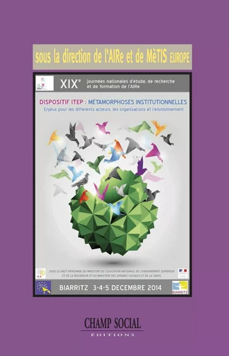 Dispositif Item : Metamorphoses Institutionnelles, Enjeux Pour Les Differents Acteurs, Les Organisations Et L'Environnement -  Collectif - CHAMP SOCIAL