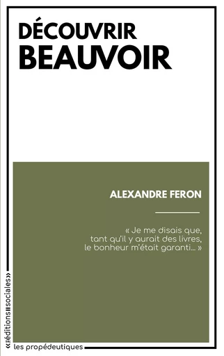 Découvrir Beauvoir - Alexandre Feron - SOCIALES