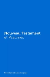 Nouveau Testament et Psaumes - Couverture vinyle bleue