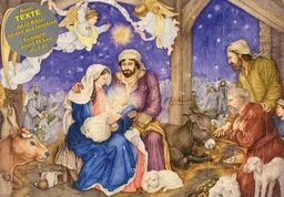 Calendrier de l'avent - Petit Jésus est né - Campinoti