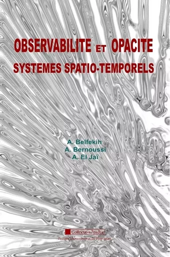 Observabilité et opacité - Abdelaziz Belfekih, Abdessamad Bernoussi, Abdellaq El Jai - PU PERPIGNAN