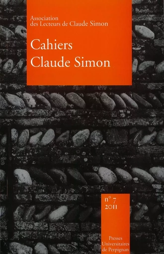 Cahiers claude simon n 7 -  - PU PERPIGNAN