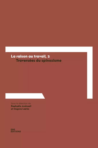 RAISON AU TRAVAIL, 2. TRAVERSEES DU SPINOZISME -  ANDRAULT RAPHAELE, L - ENS LYON