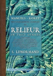 Nouveau manuel complet du relieur