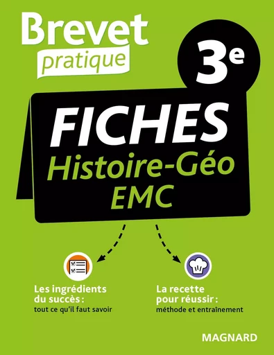 Brevet Pratique Fiches Histoire-Géographie-EMC 3e Brevet 2024 - Nadine Daboval - MAGNARD