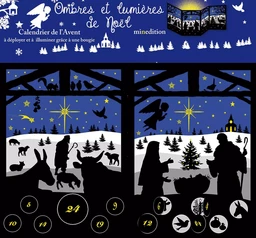 Calendrier de l'Avent religieux - Ombres et lumière de Noël - Evangelisti