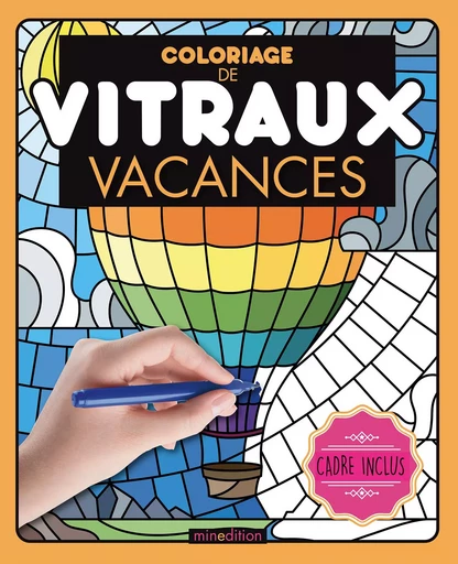 Coloriage de vitraux - Vacances -  - MINEDITION