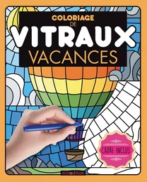 Coloriage de vitraux - Vacances