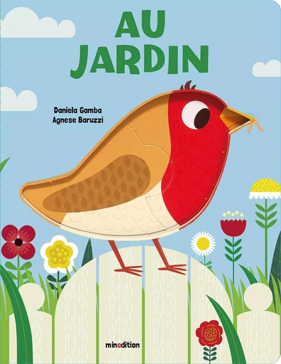 Au jardin - Mon tout premier livre puzzle - Daniela GAMBA - MINEDITION