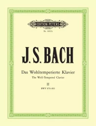 JOHANN SEBASTIAN BACH : THE WELL-TEMPERED CLAVIER - BOOK 2 - BWV 870-893