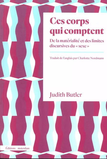 Ces corps qui comptent - Judith Butler - Amsterdam