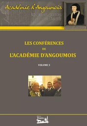 Les conférences de l'Académie d'Angoumois - Volume 3