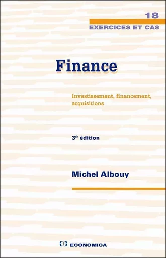 Finance - Michel Albouy - ECONOMICA