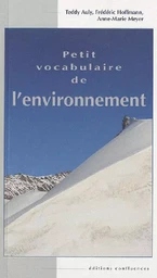 Petit vocabulaire de l'environnement