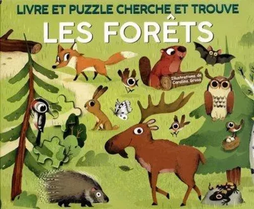 Les Forets - Livre et puzzle cherche et trouve -  - Edizioni White Star