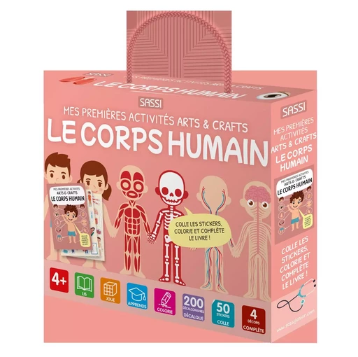 Le corps humain - Mes premières activités arts & crafts - VV. AA. - SASSI