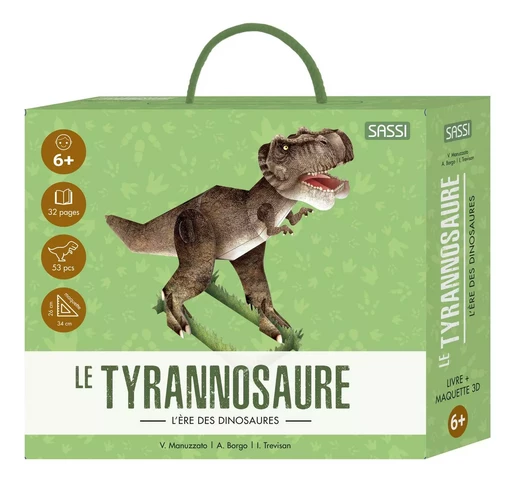 3D Dinosaures. Le Tyrannosaure - Irena Trevisan - SASSI