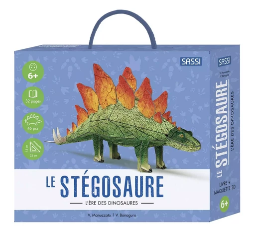 3D Dinosaures. Le stégosaure - Valentina Bonaguro - SASSI