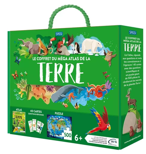 Le coffret du méga atlas de la Terre - N.E. 2023 - VV. AA. - SASSI