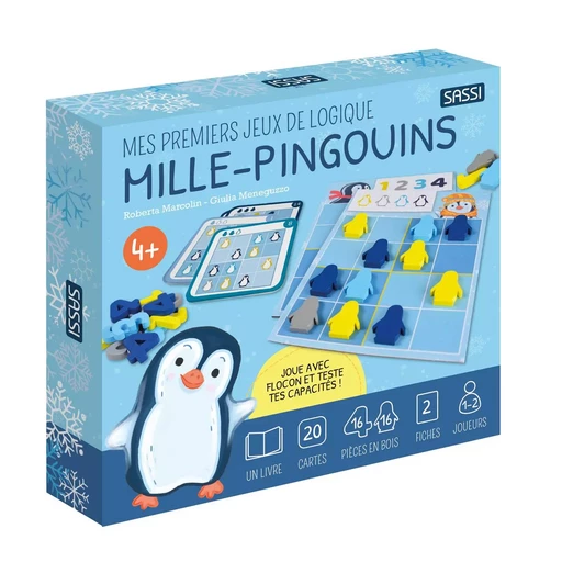 Mes premiers jeux de logique - Mille-pingouins - Roberta Marcolin - SASSI