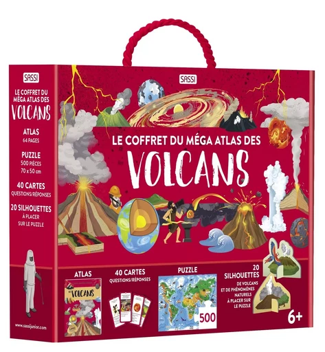 Le coffret du méga atlas des volcans - N.E. 2024 -  AA.VV. - SASSI