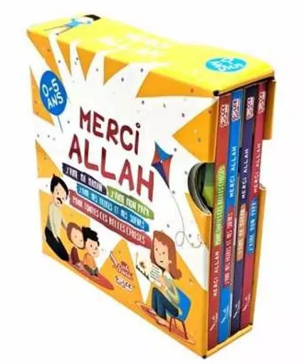 Merci Allah (Coffret 4 livres) -  Collectif - SANA