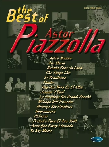 THE BEST OF ASTOR PIAZZOLLA - PIANO -  ASTOR PIAZZOLLA - CARISCH MUSICOM